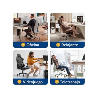 Ruedas silla oficina deslizamiento silencio