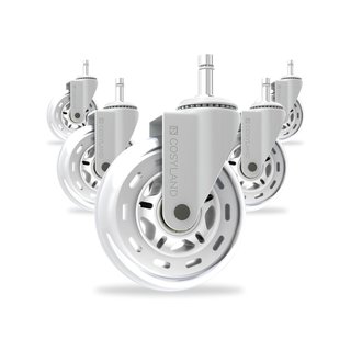 Ruedas silla oficina deslizamiento silencio