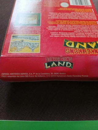 Caja y manual Donkey Kong Land Game Boy