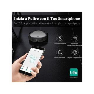 TRIFO Emma Robot aspirador potente control app