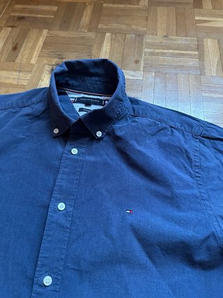 Camisa Tommy Hilfiger Regular Fit Azul Talla M