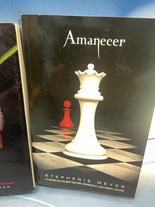 Saga crepúsculo de stephenie Meyer 3 libros