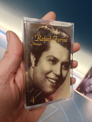 4 casetes RAFAEL FARINA nuevos precintados