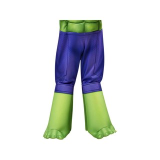 - Disfraz oficial Marvel Hulk para niños