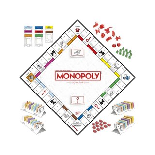 - Monopoly juego mesa familiar diseño premium