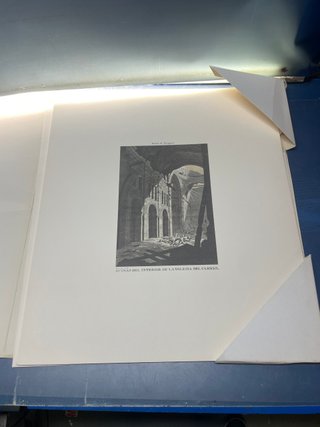 Colección 46 grabados españoles editados por caja de ahorros de Zaragoza en 1976 58x50 cm