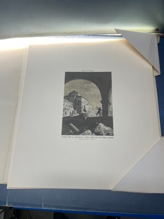 Colección 46 grabados españoles editados por caja de ahorros de Zaragoza en 1976 58x50 cm