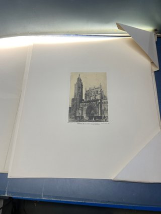 Colección 46 grabados españoles editados por caja de ahorros de Zaragoza en 1976 58x50 cm
