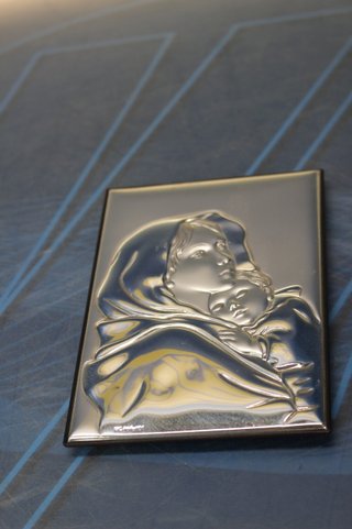 Icono de la Virgen de Ferrucci con el Niño Jesús.