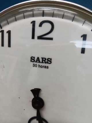 Reloj de pared o reloj de cocina Sars 30 horas, a cuerda