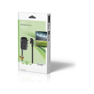 Adaptador SCART caja conector 3 puertos