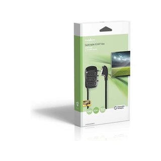 Adaptador SCART caja conector 3 puertos