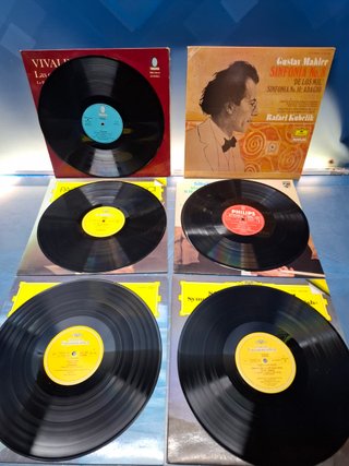 Lote 6 Vinilos Clasicos, Vivaldi, Pagnini y Otros Autores