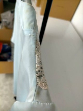 Camisón Nuit Magique Azul Talla XL con manchas