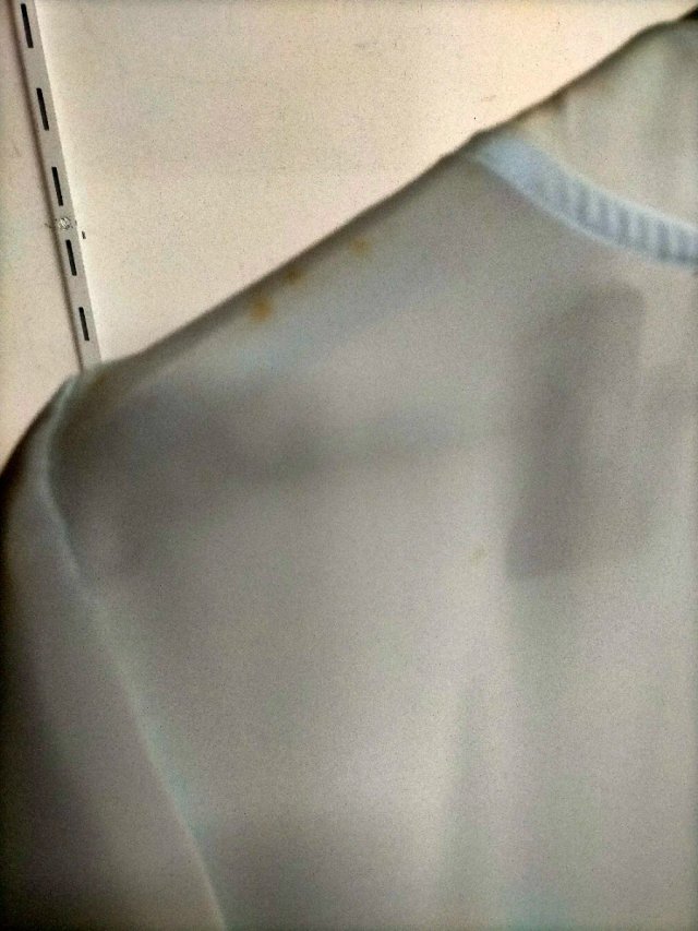 Camisón Nuit Magique Azul Talla XL con manchas