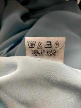 Camisón Nuit Magique Azul Talla XL con manchas