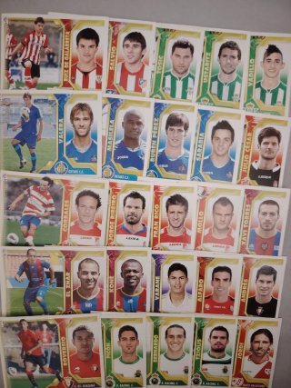 Cromos fútbol Liga Este 2011-2012