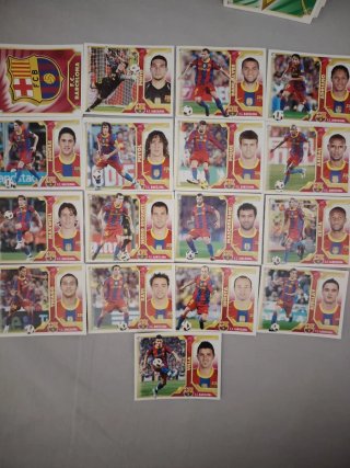 Cromos fútbol Liga Este 2011-2012