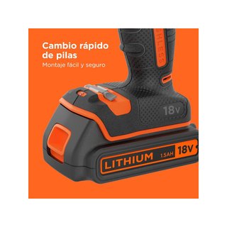 - BLACK+DECKER BL188KB-QW taladro percutor