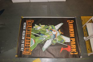 Poster, cartel promocional Linkin Park , Reanimation. 2002. Hybrid Theory.