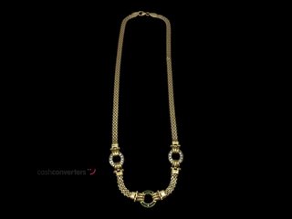 collar oro 18k 25cm