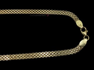 collar oro 18k 25cm