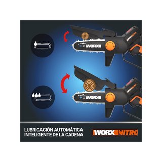 - WORX WG325E mini motosierra batería portátil