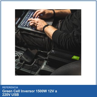 Invertitore Green Cell 1500W 12V a 220V USB in ottime condizioni