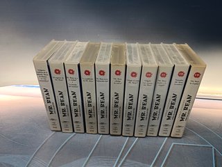 Lote 11 VHS, Mr. Bean, nº 1,2,3,4,5,8,9,10,11,12 y 13 vhs de la serie