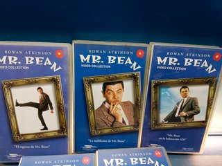 Lote 11 VHS, Mr. Bean, nº 1,2,3,4,5,8,9,10,11,12 y 13 vhs de la serie