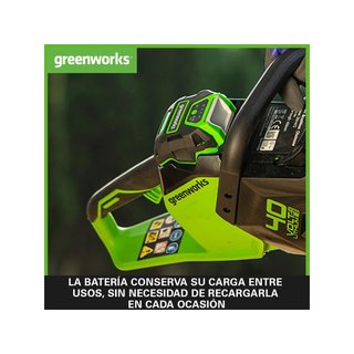 Greenworks G40B2 batería 40V 2Ah recarga rápida