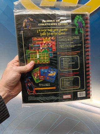 Album Genio Cards, Marvel, Sin Abrir