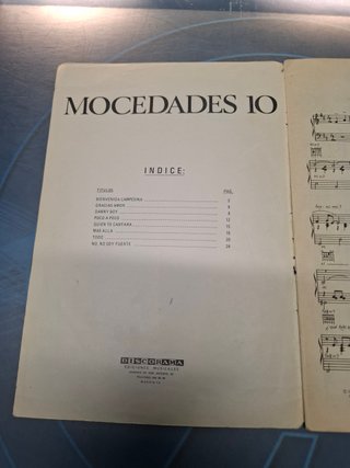 Partitura Mocedades 10