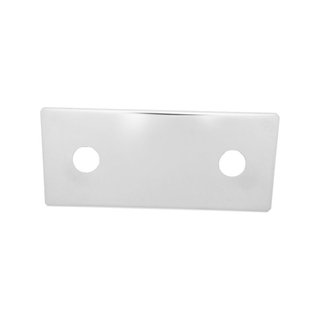 Tapa platino acero inoxidable para grifo pared