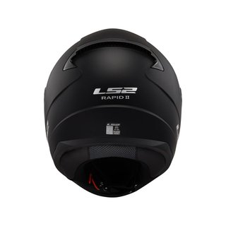 LS2 RAPID II SOLID casco moto integral ventilado