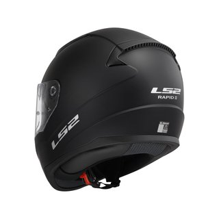 LS2 RAPID II SOLID casco moto integral ventilado