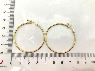 argollas oro 18k