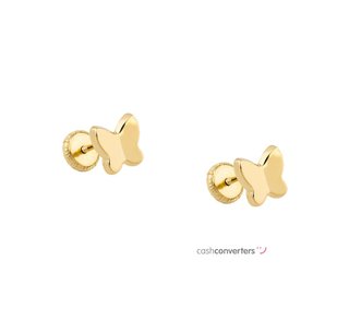pendientes oro 18k con piedra