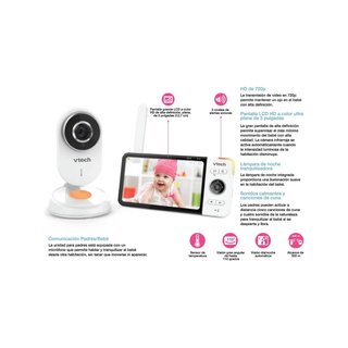 VTech BM818 monitor bebé HD luz nocturna