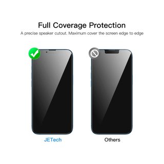 JETech protector privacidad iPhone 13 vidrio