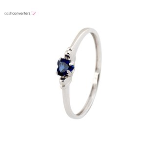 anillo oro 18k con piedra con circonita