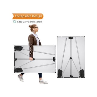 VIZ-PRO pizarra blanca magnética portátil 90x60