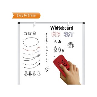 VIZ-PRO pizarra blanca magnética portátil 90x60