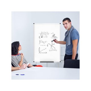 VIZ-PRO pizarra blanca magnética portátil 90x60