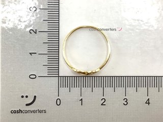 anillo oro 18k con circonita