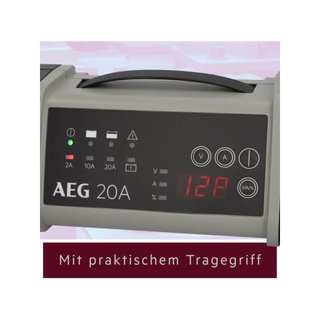 AEG 97025 cargador batería microprocesador 9