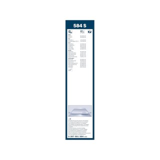 Spoiler Bosch Twin 584S spazzole tergicristallo