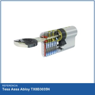 Tesa TX8B3035N cilindro seguridad perfil europeo