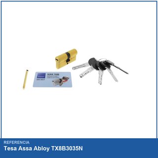 Tesa TX8B3035N cilindro seguridad perfil europeo