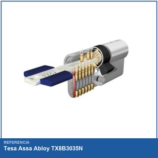 Tesa TX8B3035N cilindro seguridad perfil europeo